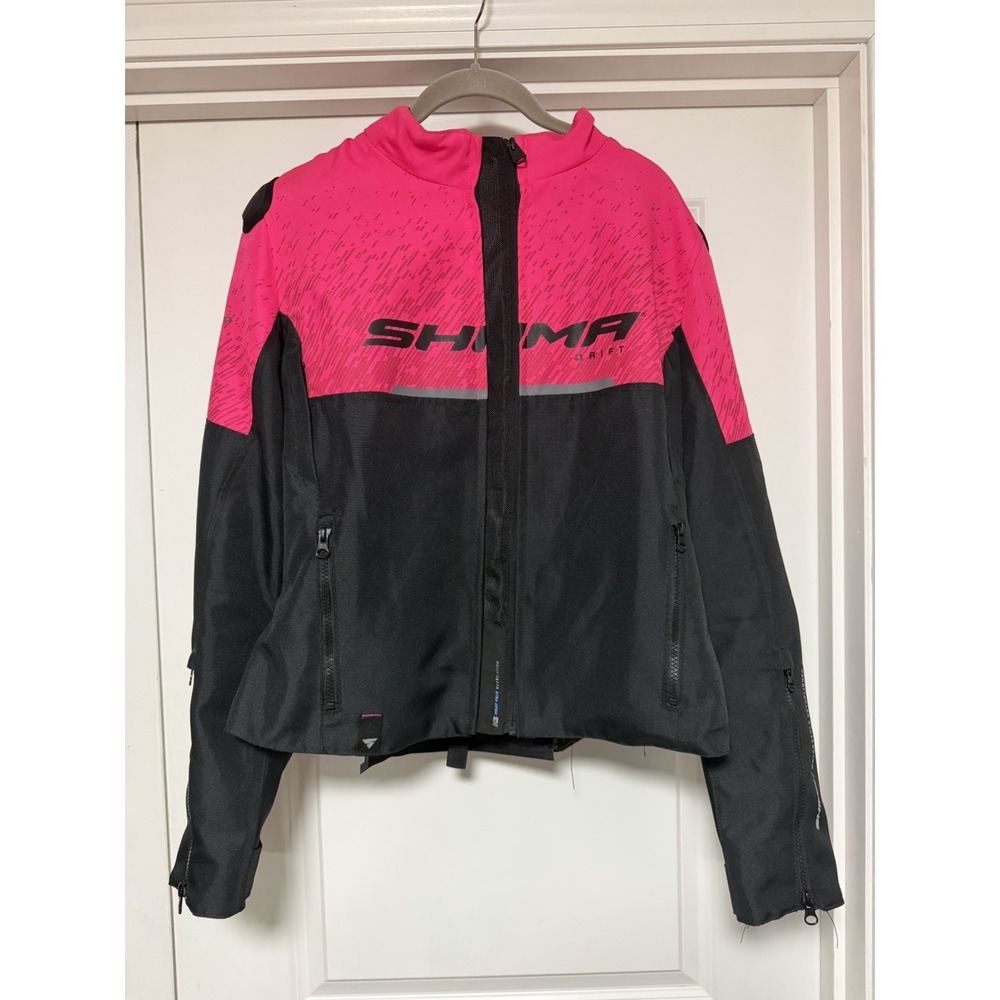SHIMA Drift Lady Pink Women's Padded Motorcycle Jacket Size Large